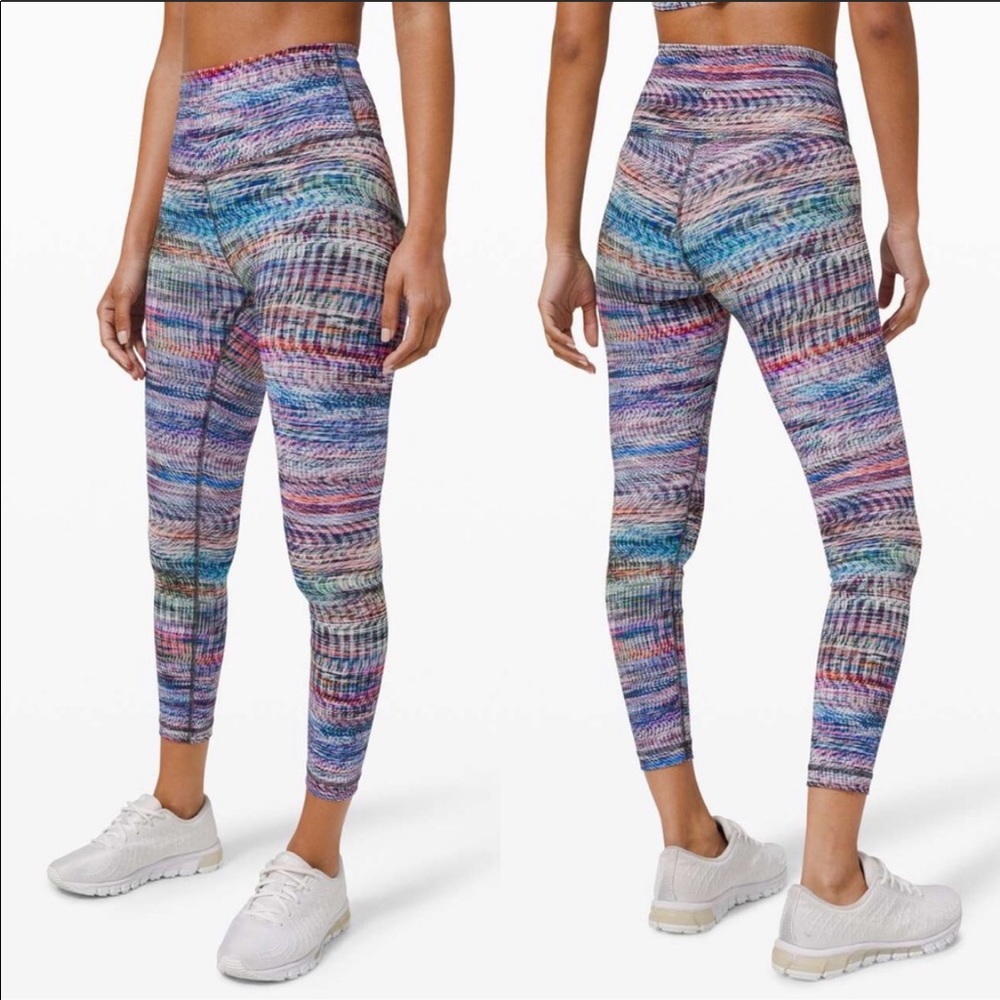 Lululemon Wunder Train Digital 25” Tight everlux size 4